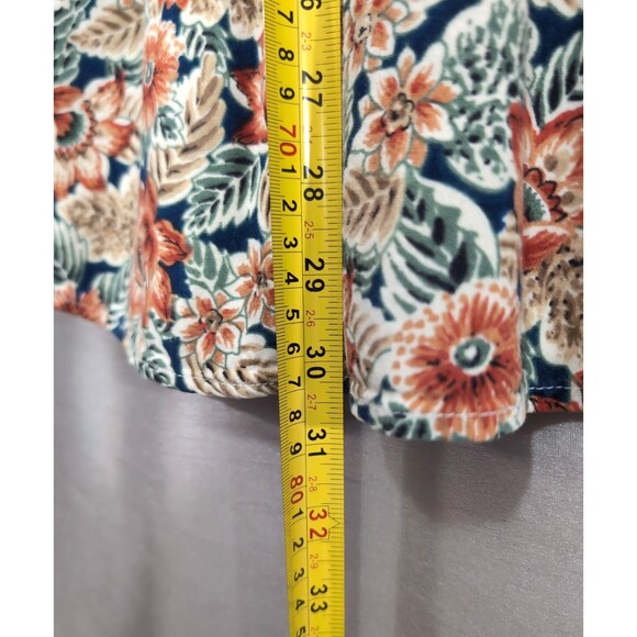 Vintage Guess Women's Shirt 3 (Fits M) Floral Button Down Collared Cottagecore - Picture 7 of 16